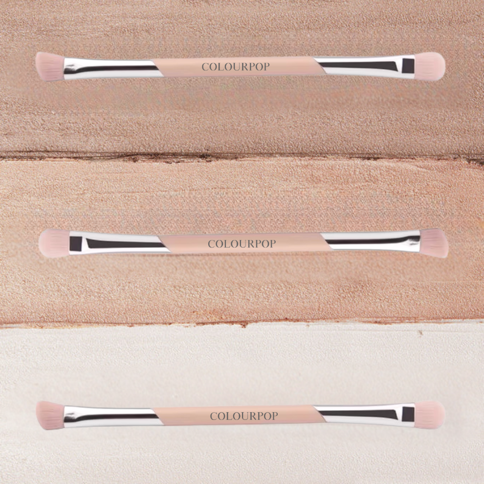 Cọ 2 Đầu Tán Màu Mắt Và Đánh Khối Mũi COLOURPOP Double-Ended Brush CA2